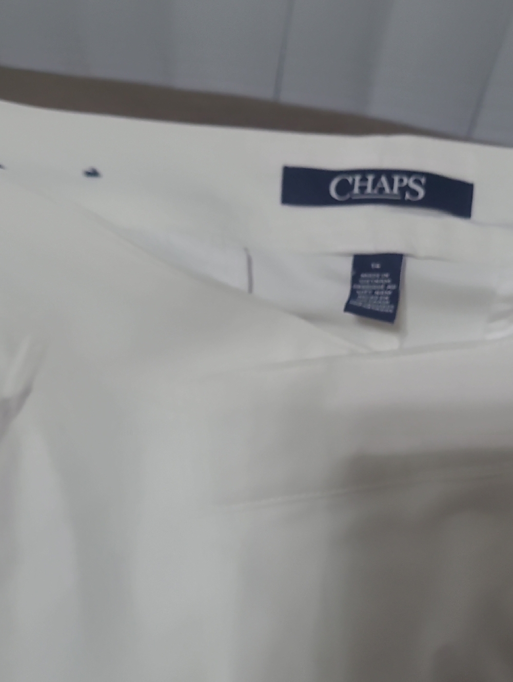 Chaps Men's White Chinos - Clean Classic Size 14 Never Wor
